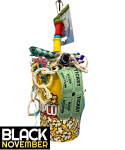 Parrot-Supplies Cinema Time Popcorn Foraging Parrot Toy